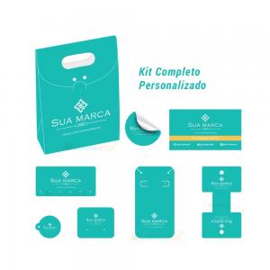 Kit Tags para Brincos Personalizados N.8 para Joias, Semijoias e Acessórios Papel Couchê 250g Kit  Brilho Total Frente  Criação da arte Grátis